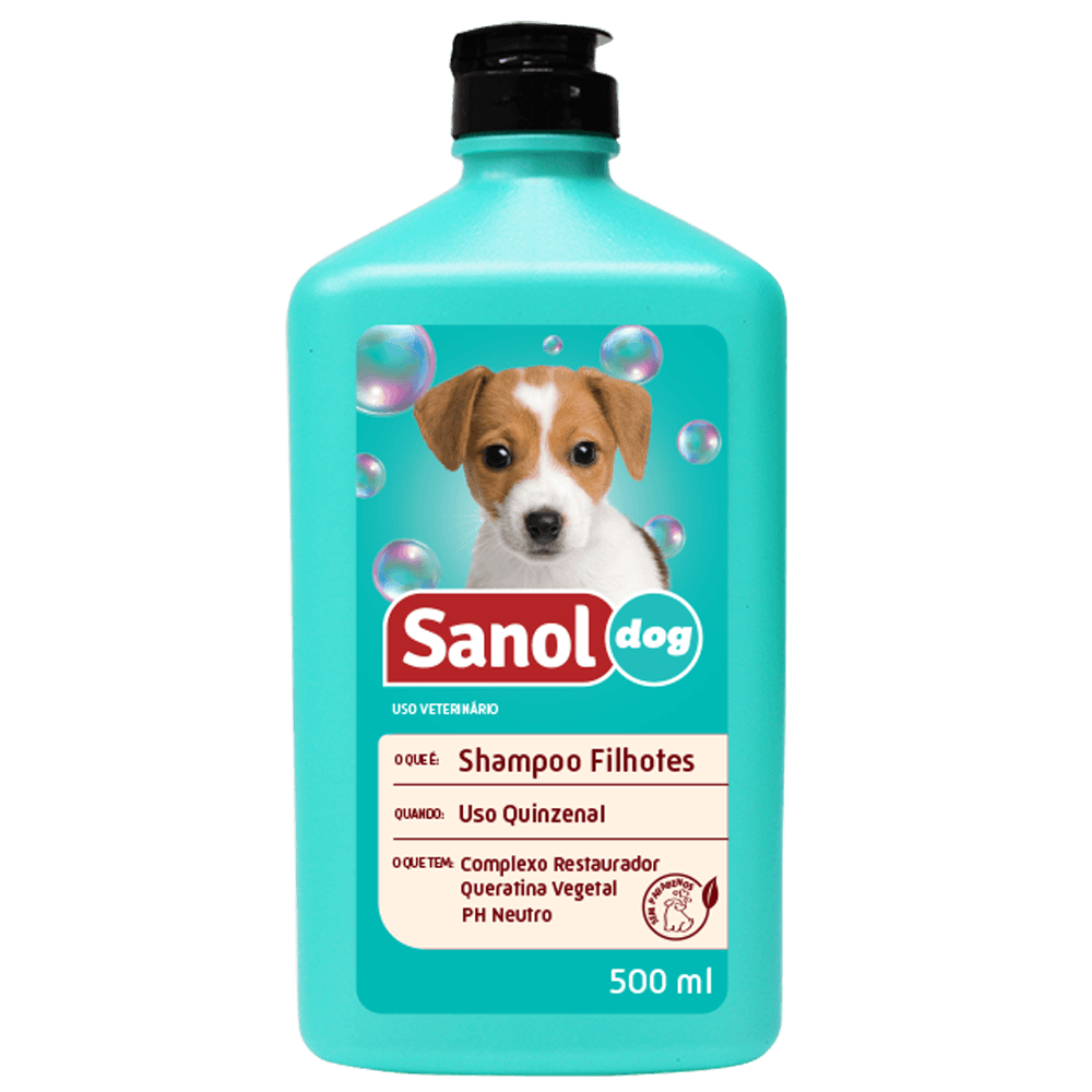 Shampoo Sanol para Filhotes 500 ml American Pet